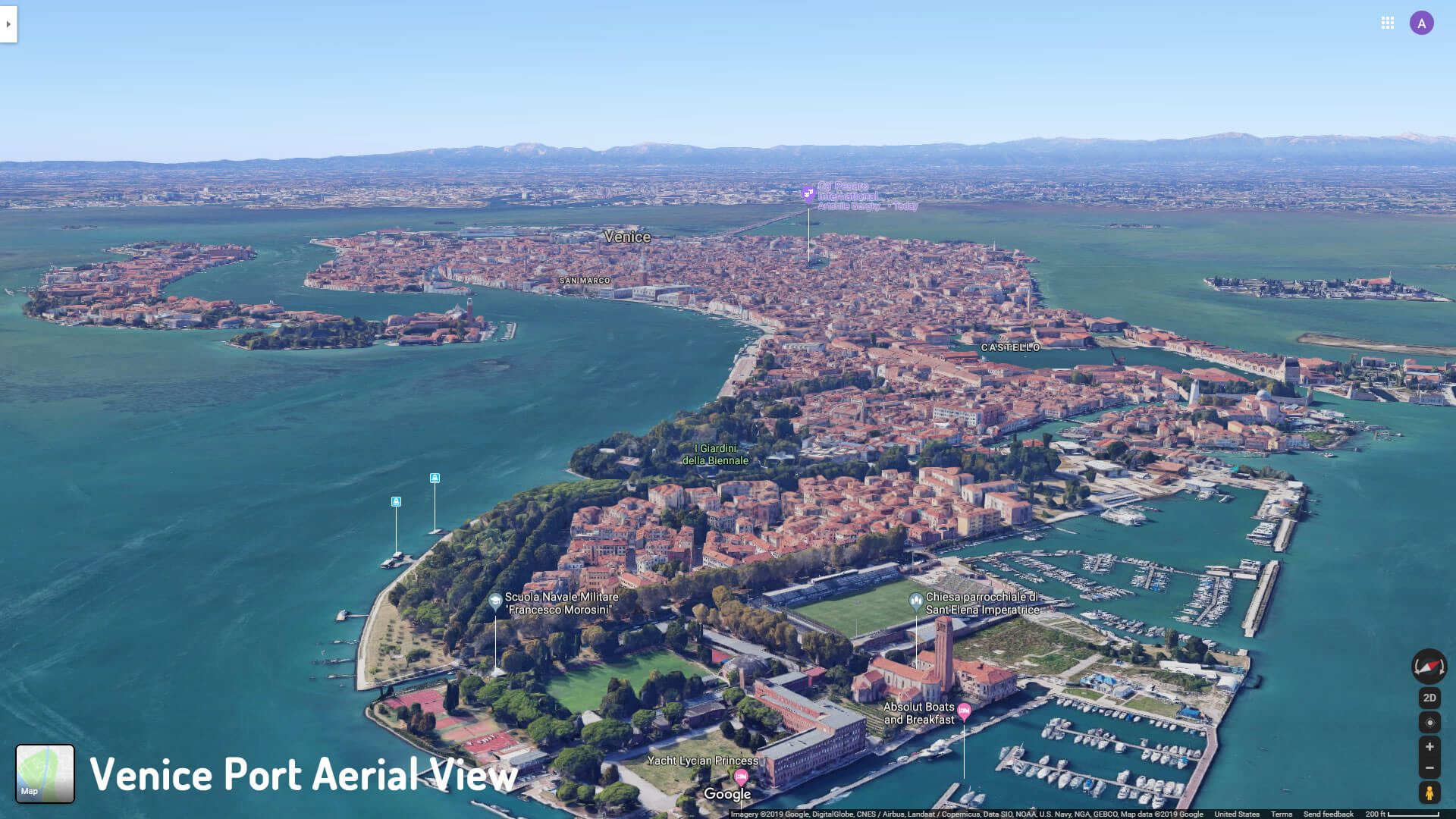 Venedik Limanı Havadan Görünümü
